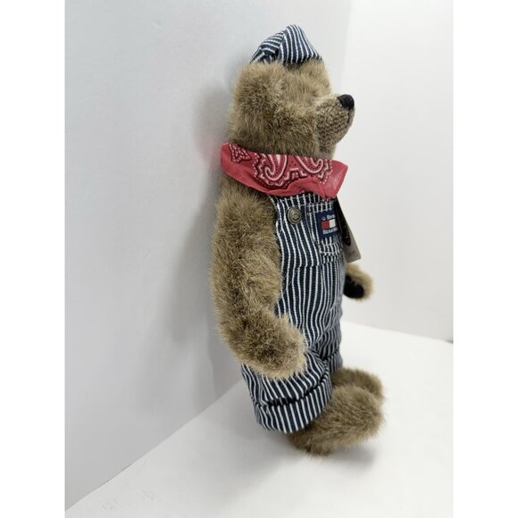 Boyds Bears Elmer O. Bearroad #91193 Engineer Overalls Railroad 12” Plush - Picture 7 of 9